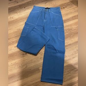 Lioness Miami Vice Blue Cargo Pants Size M
